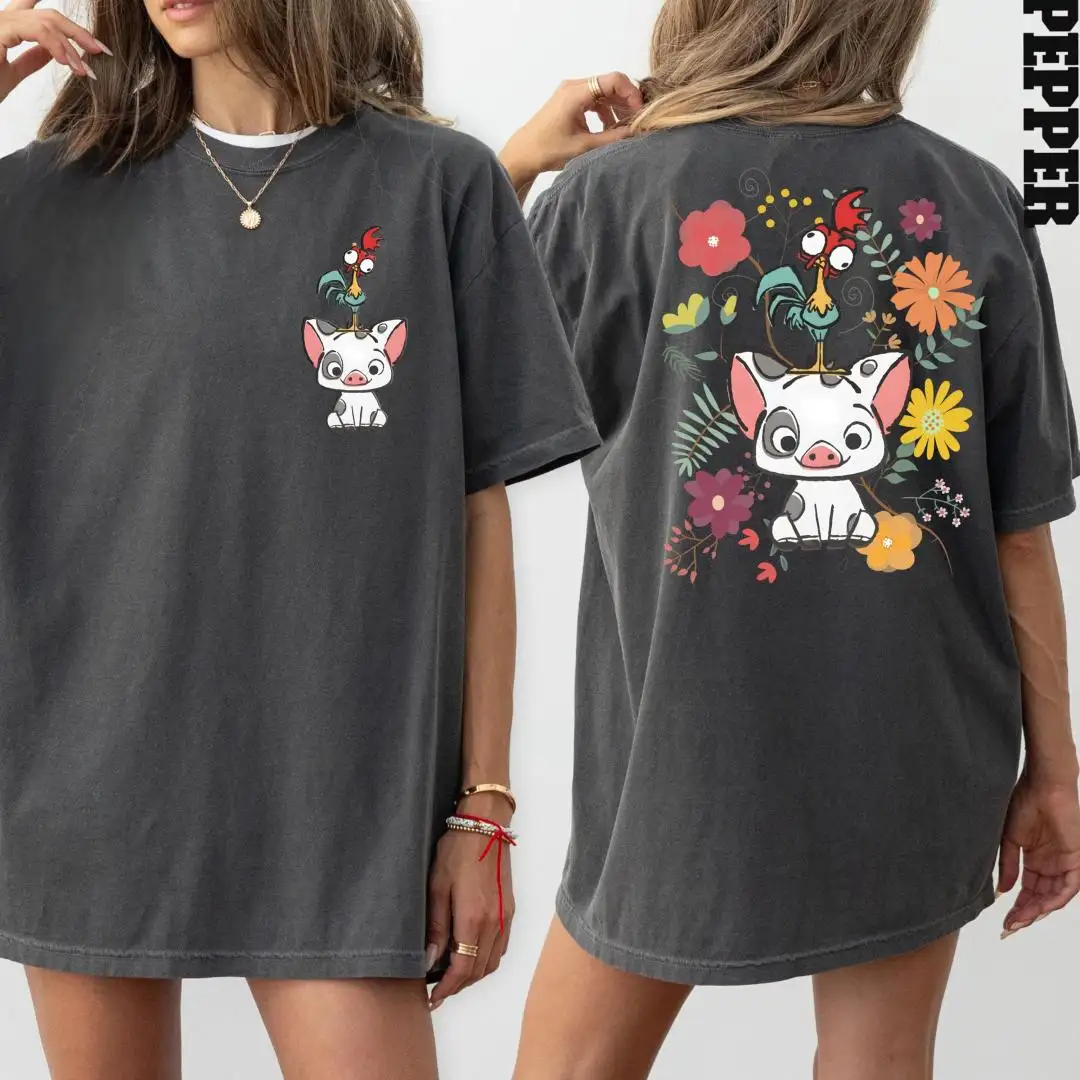 Disney Moana Floral Shirt for Disneyland Trip