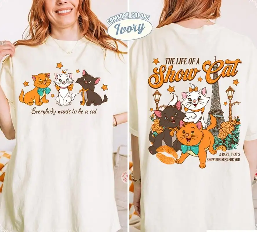 Disney Marie Cat Shirt for Cat Lovers