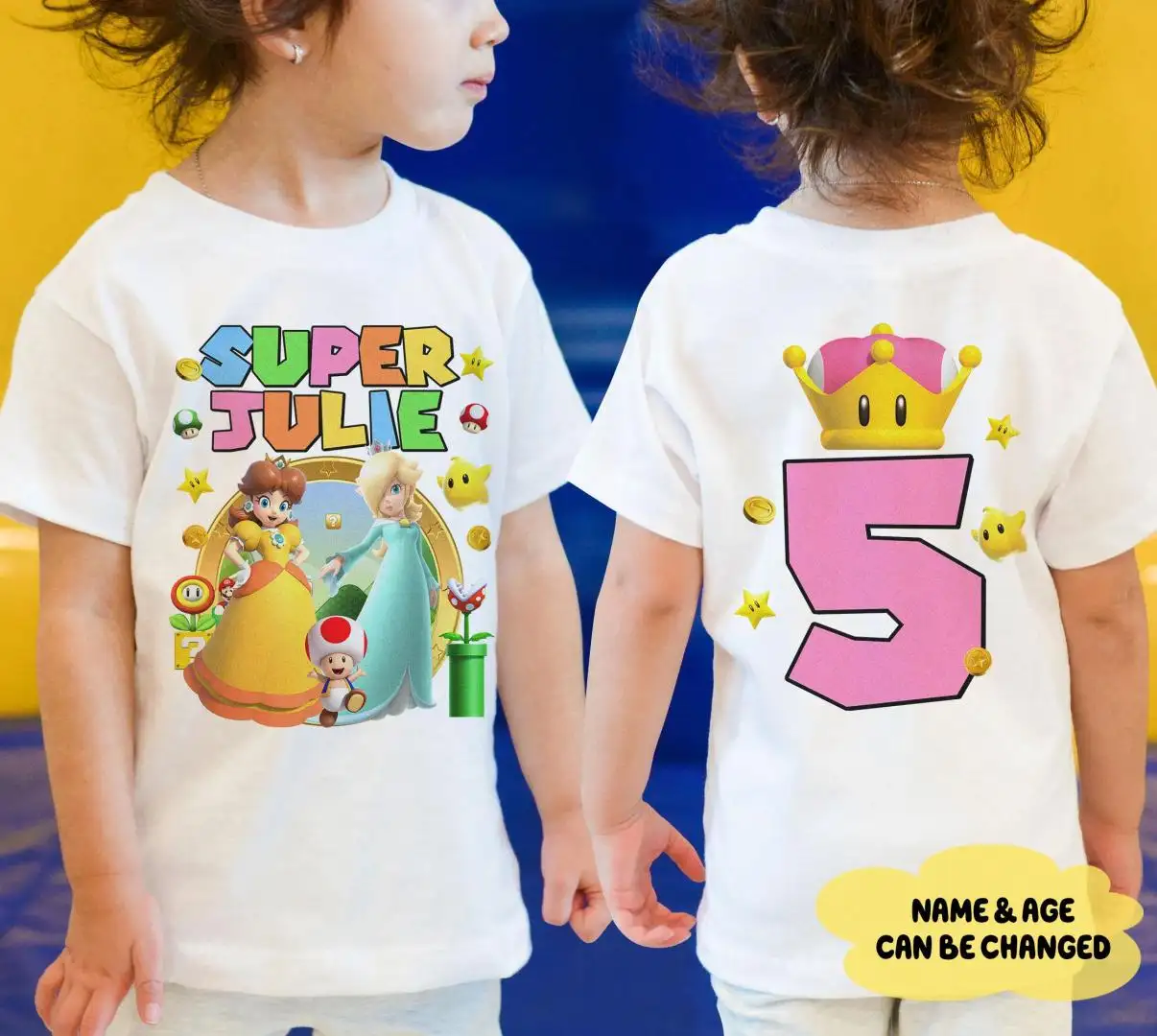 Princess Birthday Shirt for Mario Fans