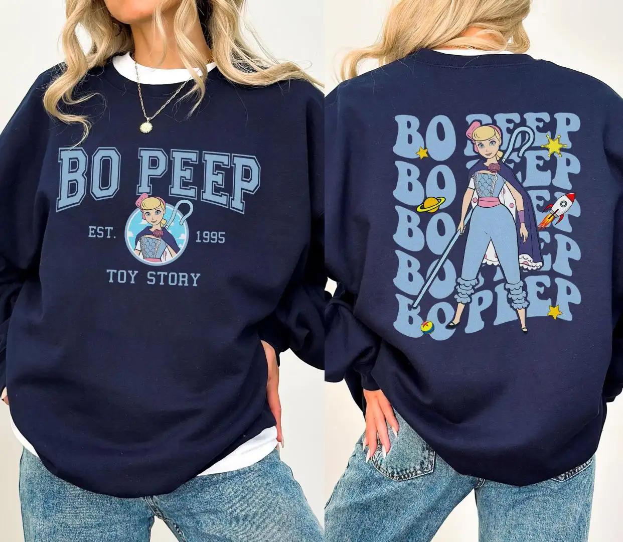 Toy Story Bo Peep & Buzz Lightyear Family Shirt