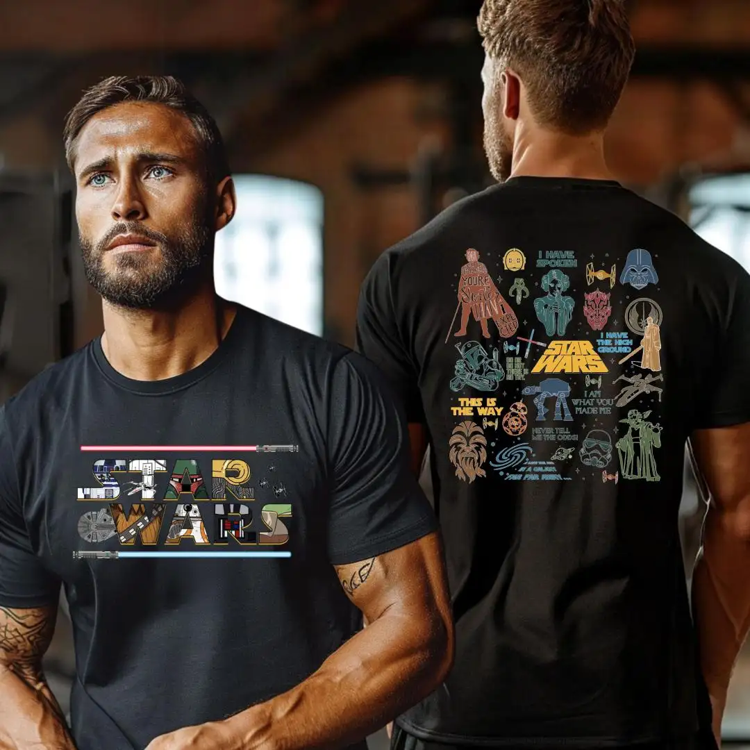 Retro Star Wars Shirt | Disney Two Sided Galaxy's Edge Shirt