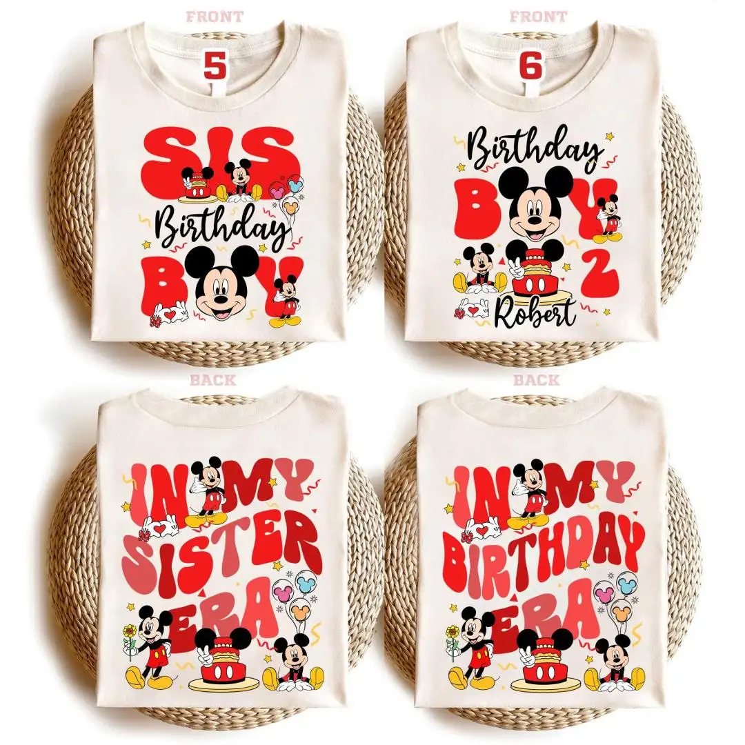 Disneyland Birthday Shirt for Family Group