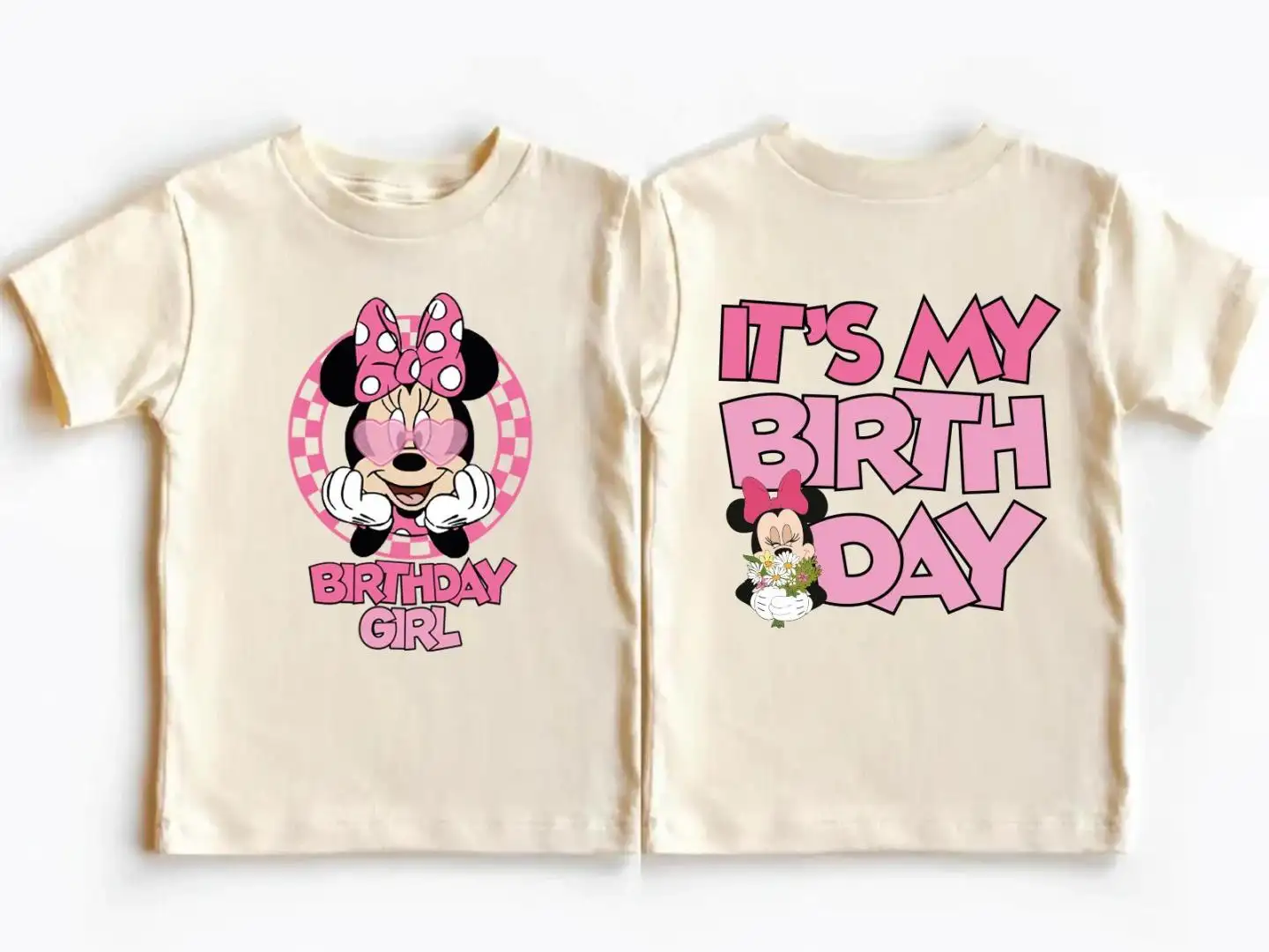 Minnie Mouse Birthday Girl Shirt for Kids Party