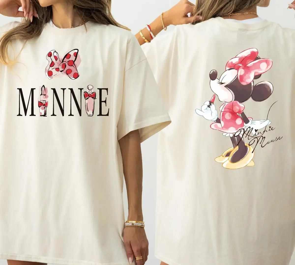 Disney Minnie Mouse Bow Shirt Gift For Women