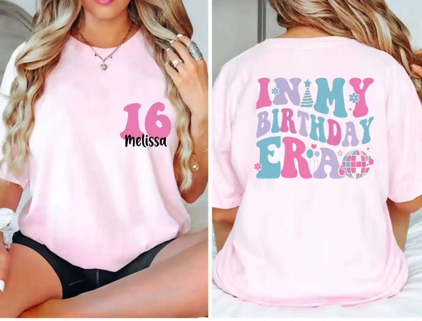 Personalized Birthday Era Shirt For Teen Party Gift