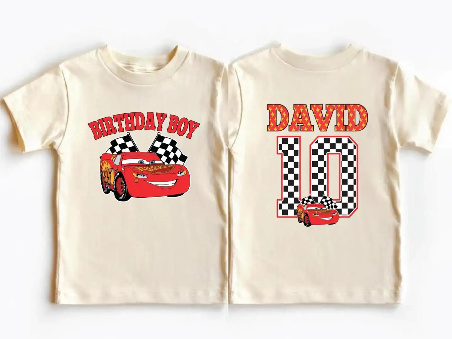 Disney Cars Birthday Shirt for Boys