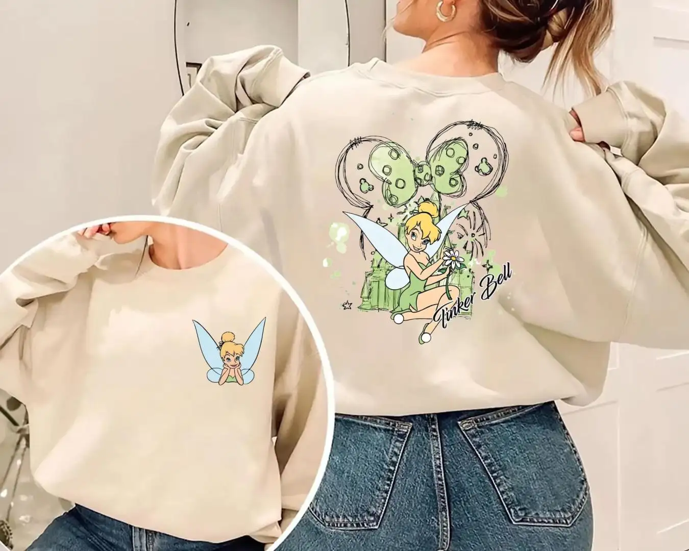 Disney Tinker Bell Shirt for Birthday Girls