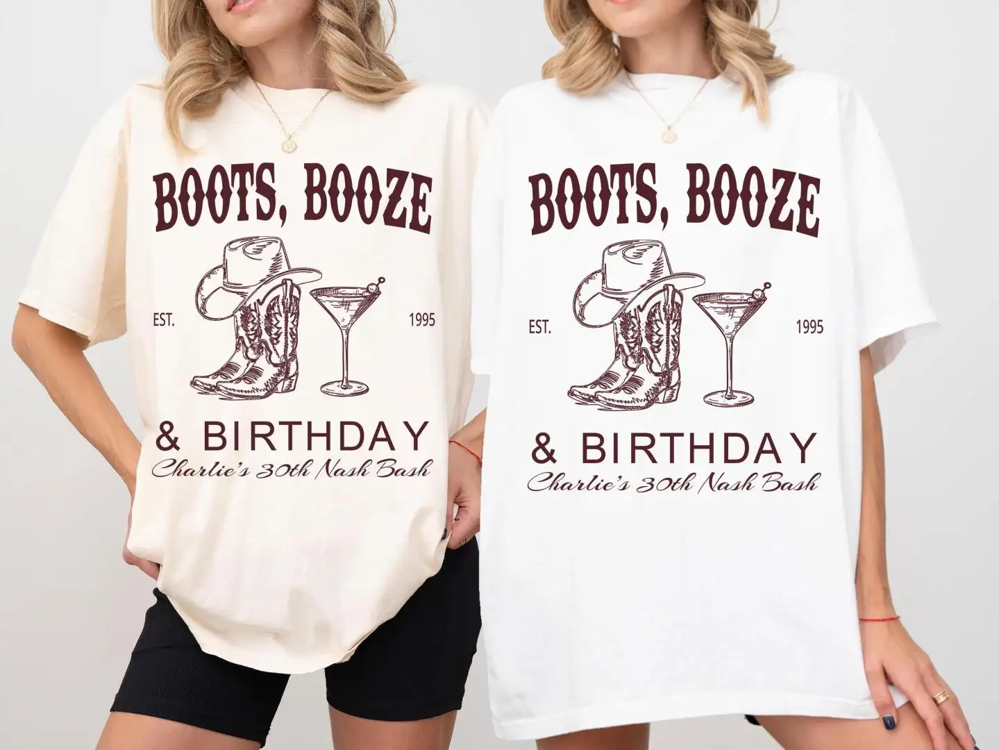 Custom Nashville Birthday Girl Shirt With Birth Date