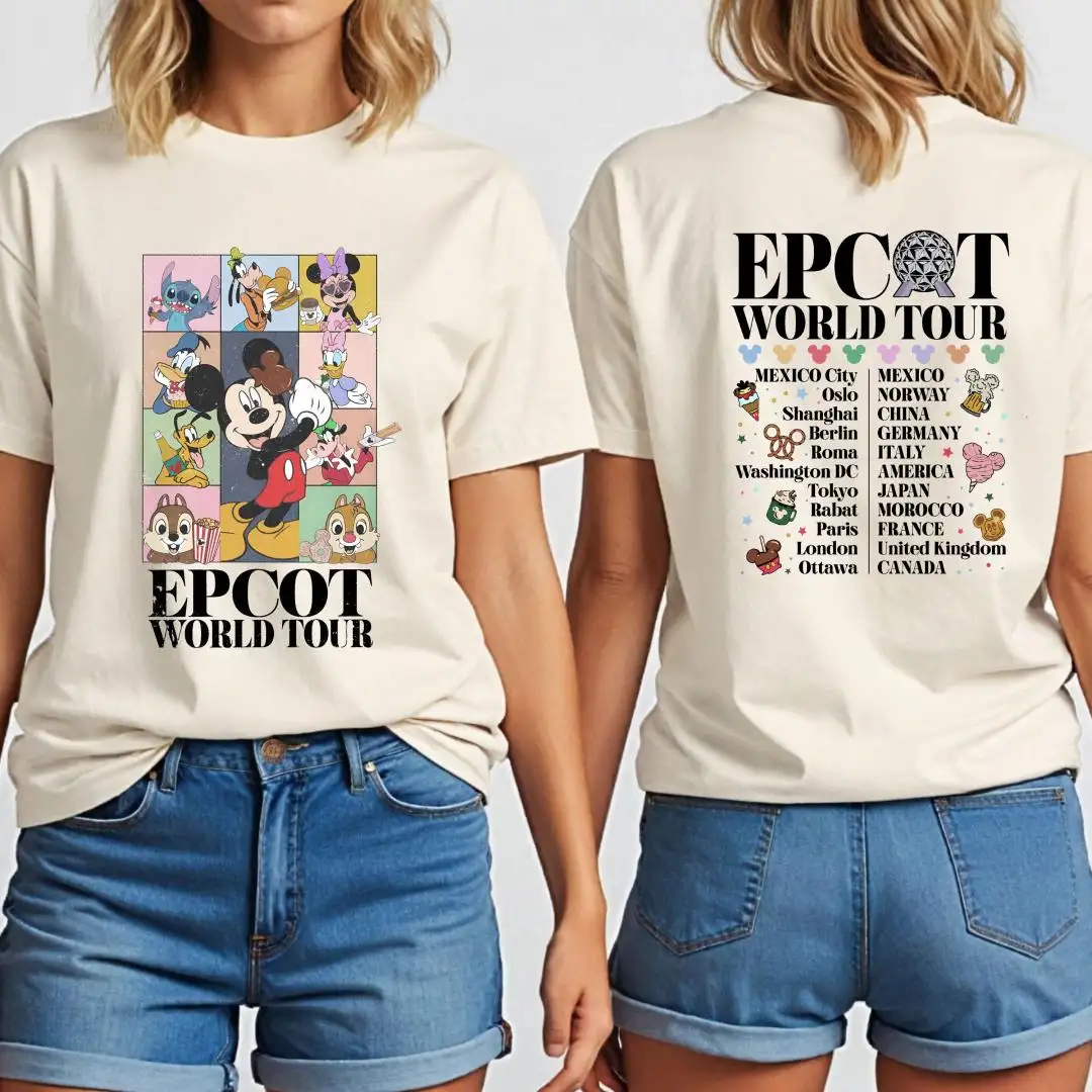 Comfort Colors Disney Epcot World Tour Shirt