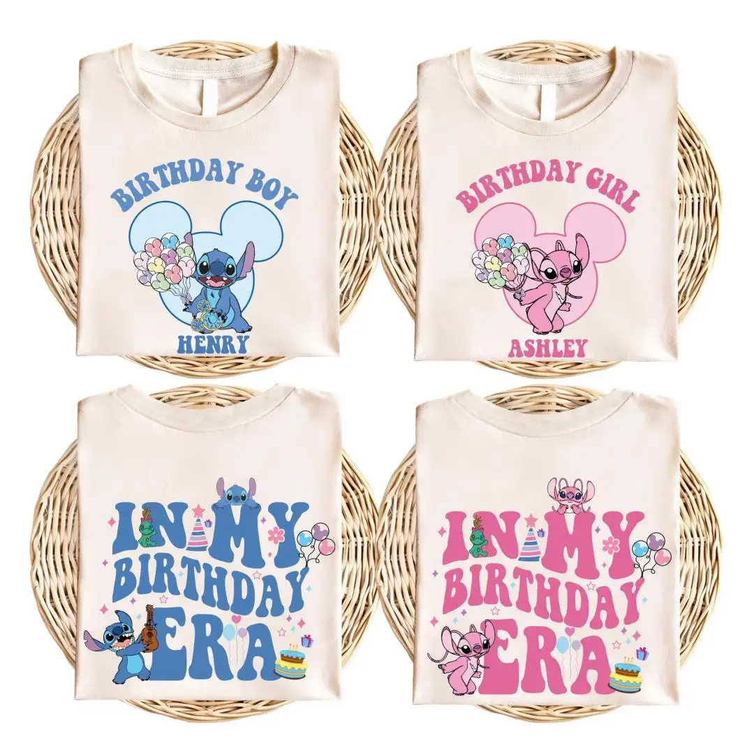 Disney Stitch Birthday Shirt for Kids