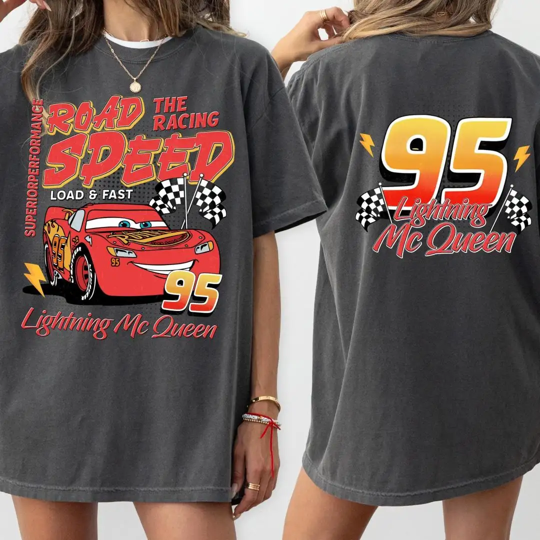 Disney Cars Lightning McQueen Shirt for Family Trip
