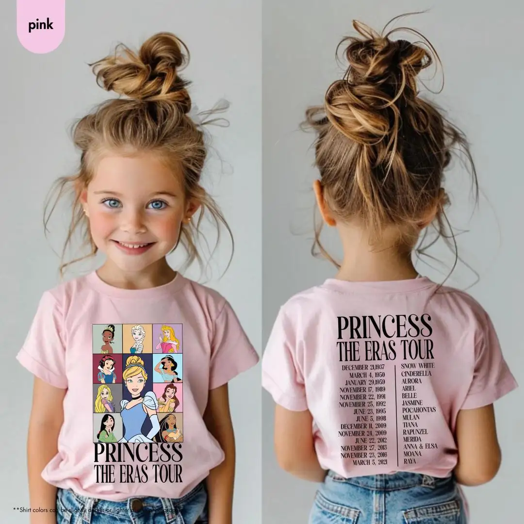 Princess Eras Tour Kids Shirt for Disneyland Concert
