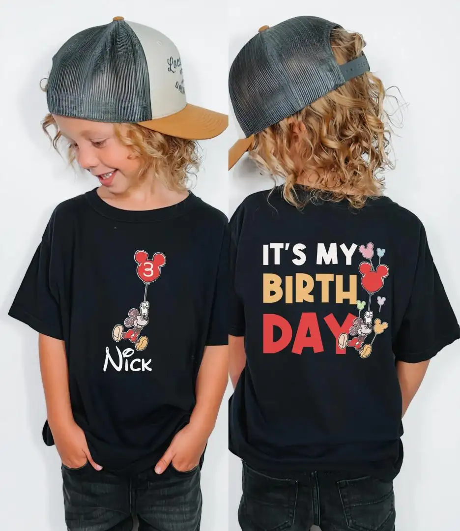 Disney Birthday Boy Shirt for Toddler Party