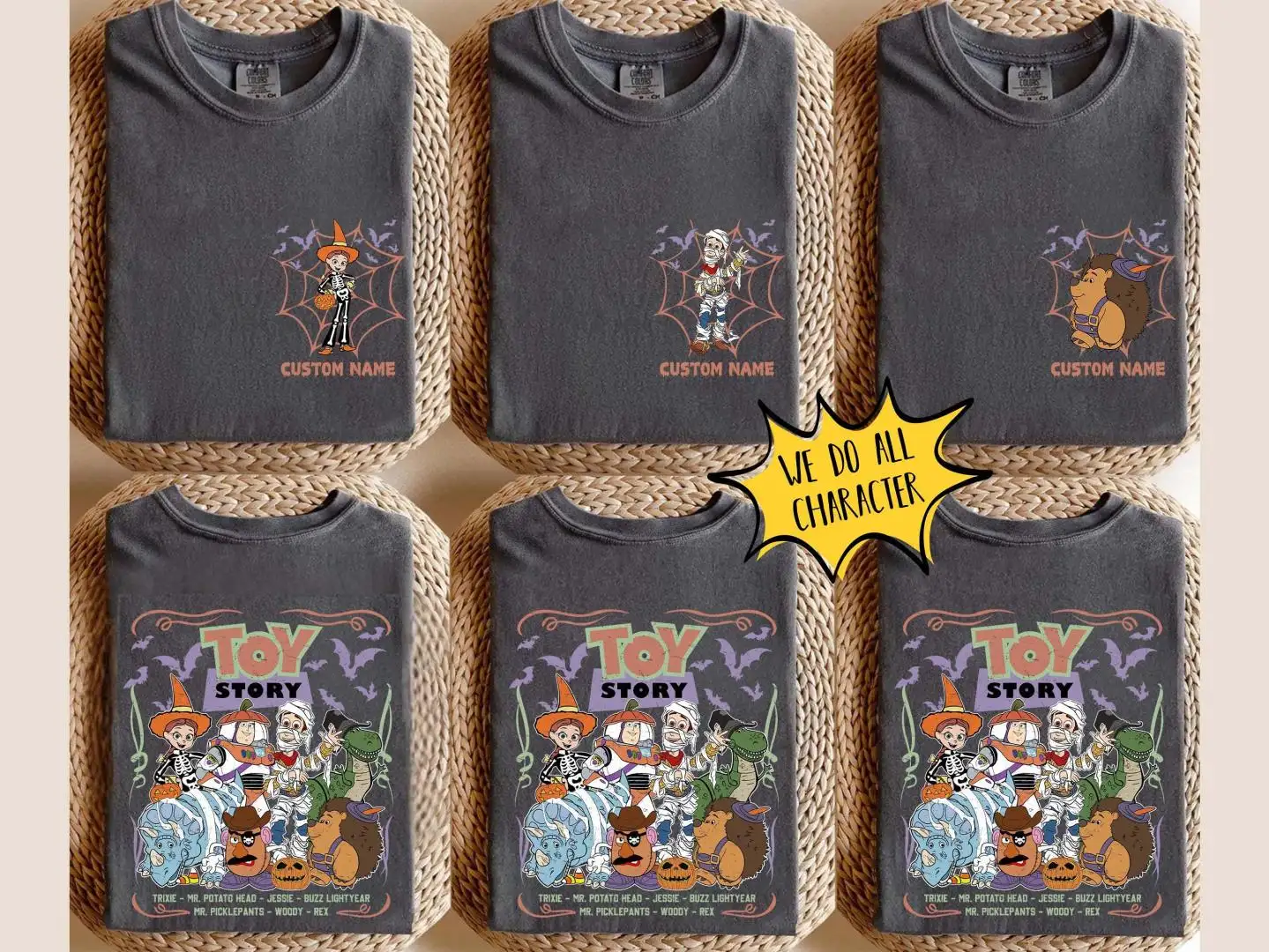 Vintage Toy Story Halloween Shirt for Disney Family