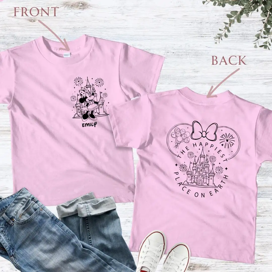 Personalized Disney Kids Shirt for Birthday at Disneyland