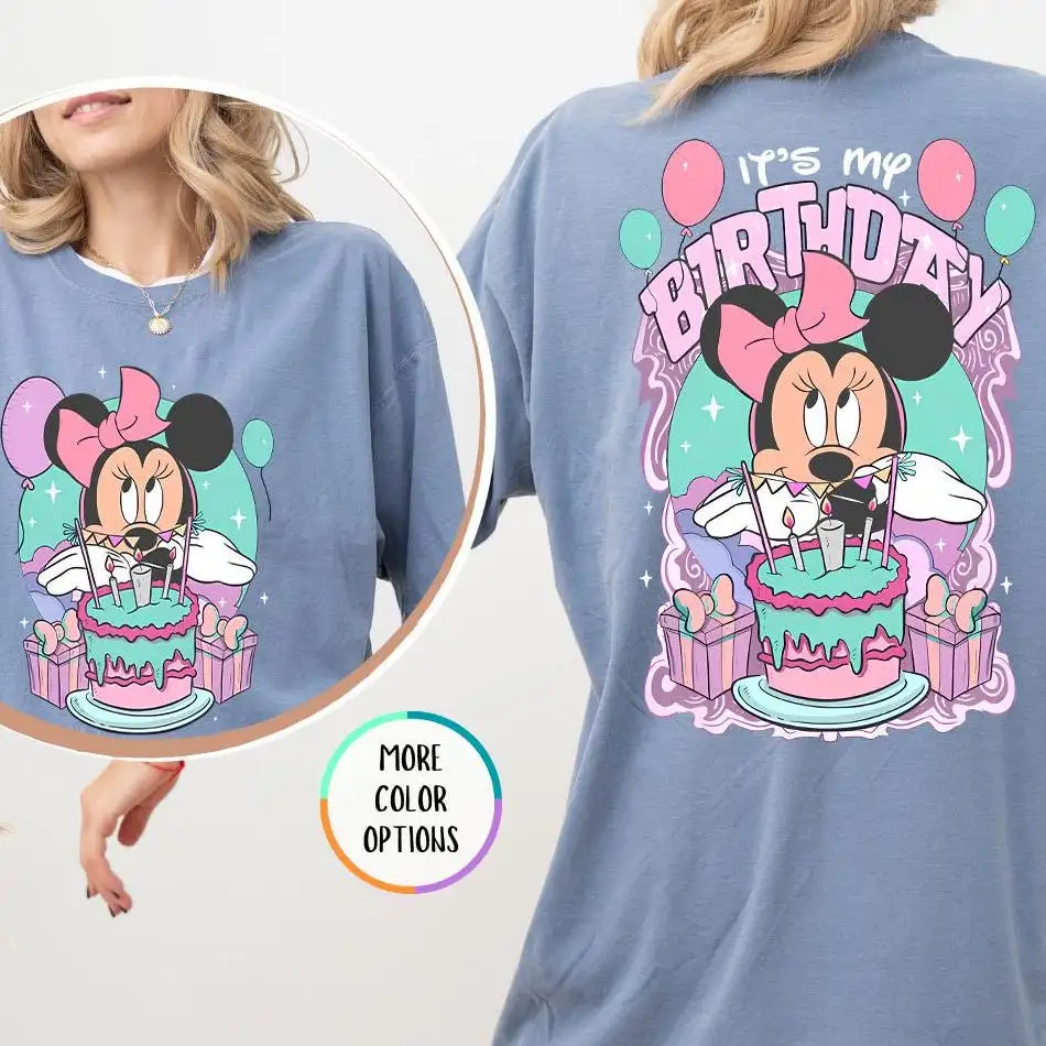 Minnie Mouse Birthday Shirt for Girls Disneyland Trip