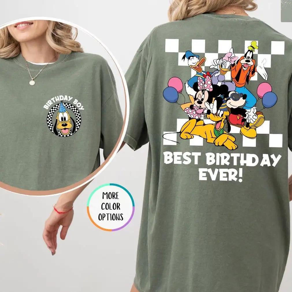 Personalized Disney Birthday Squad Shirt for Adults