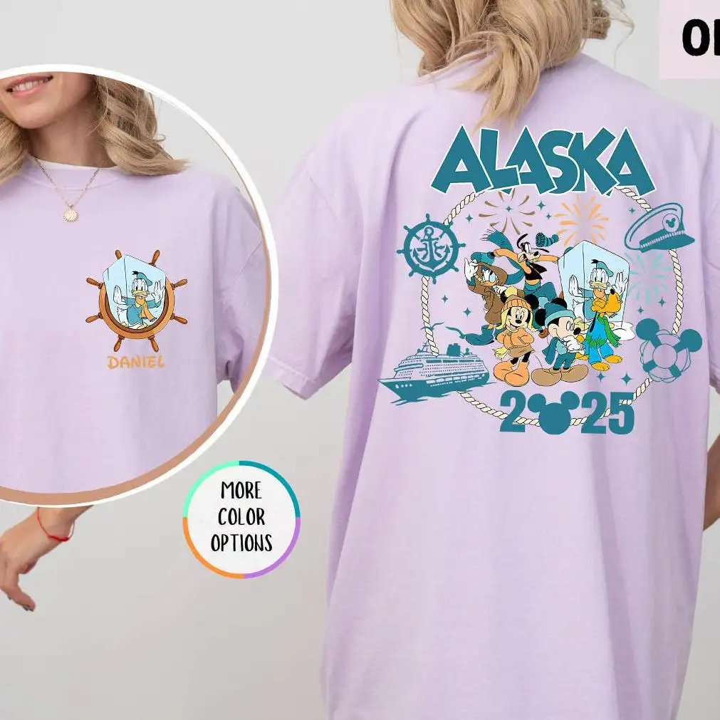 Custom Disney Alaska Cruise 2025 Birthday Shirt