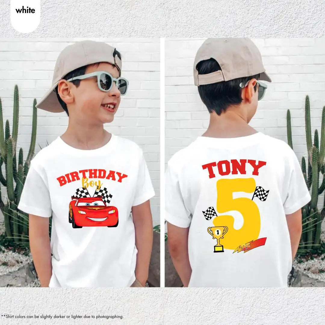 Disney Cars Birthday Shirt for Boys