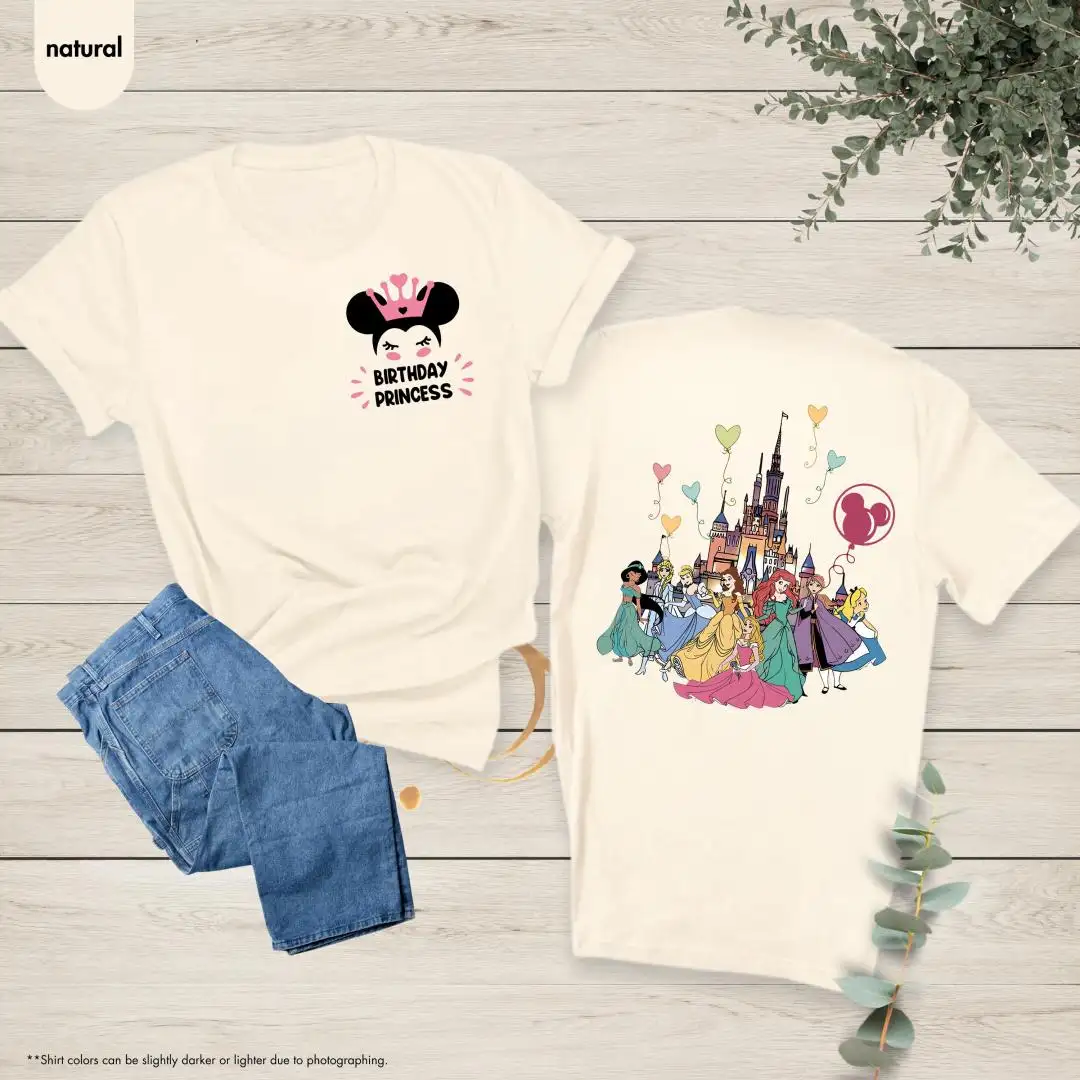 Minnie Mouse Birthday Princess Shirt for Girls