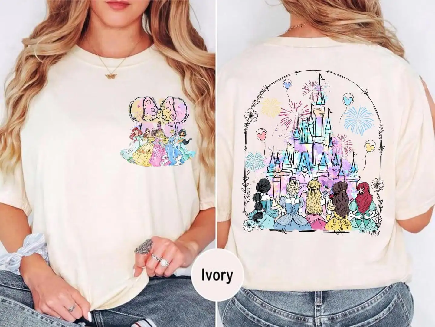 Disney Princess Castle Shirt for Girls Trip