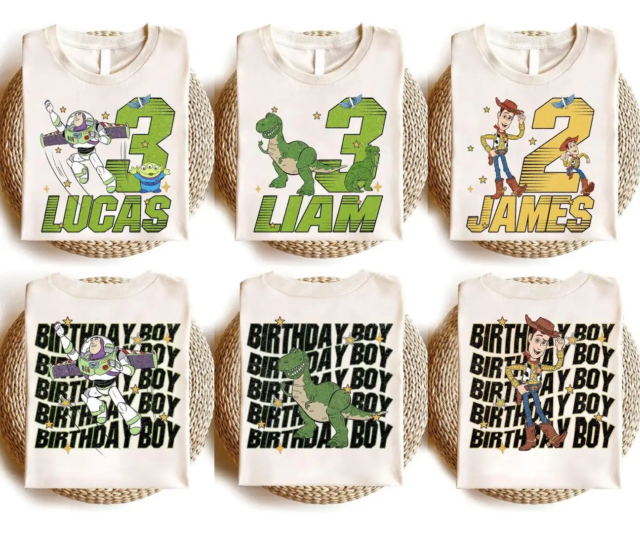 Custom Toy Story Birthday Shirt for Toddler Boy