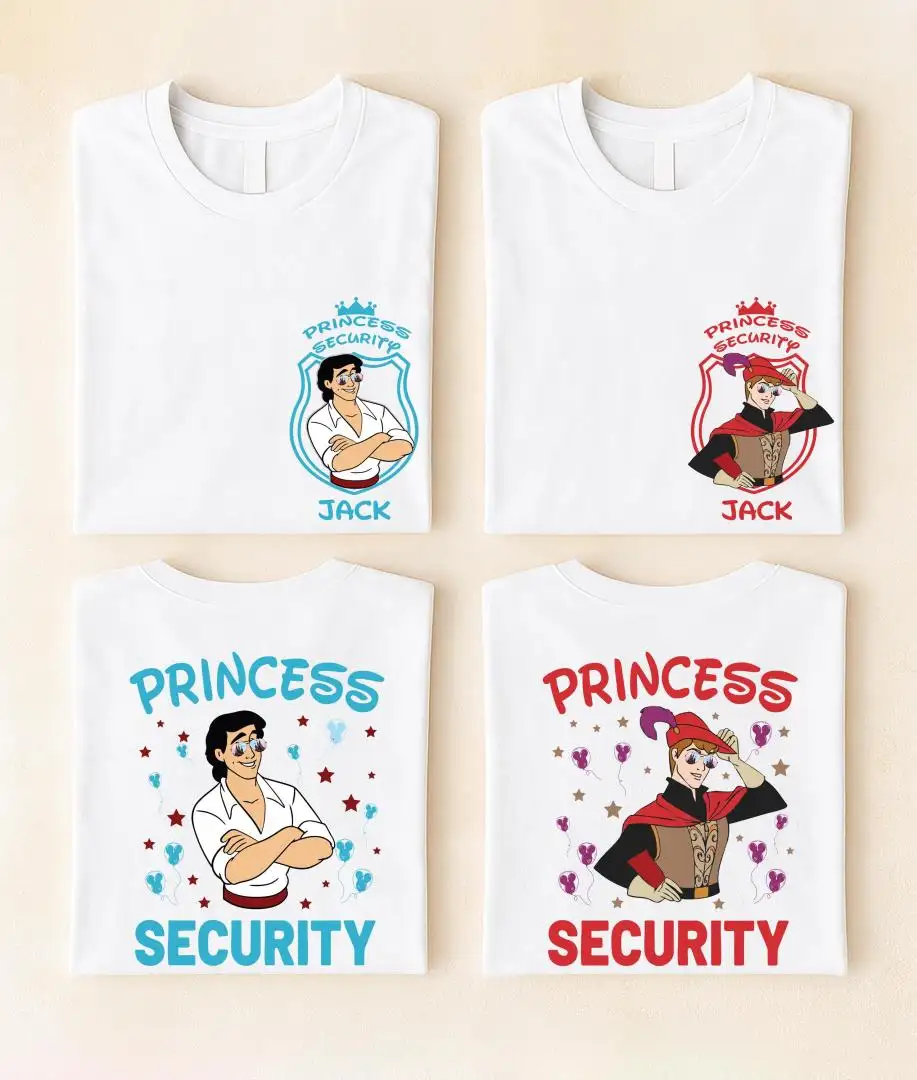 Disney Prince Shirt for Boys Security Detail