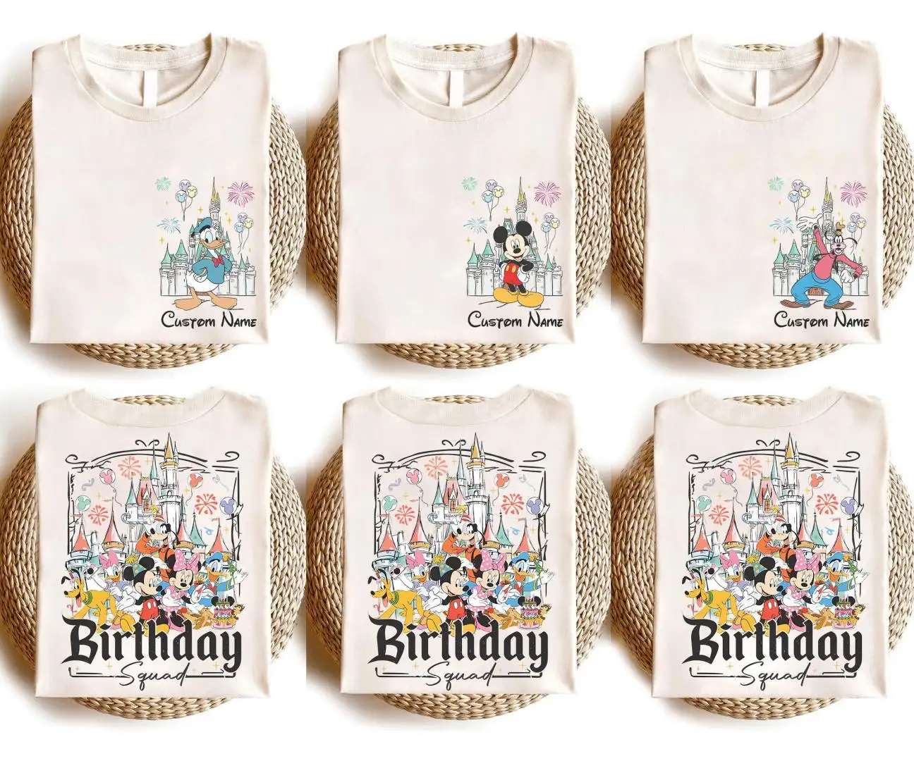 Personalized Disney Birthday Shirt for Kids & Family