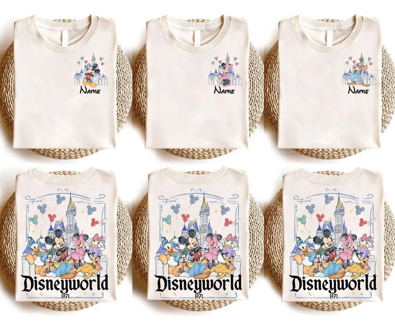 Personalized Disney Castle Vacation Shirt for Theme Park Crew