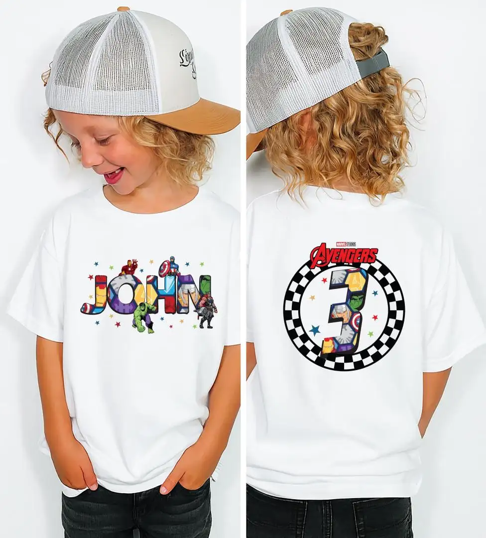Avengers Birthday Boy Shirt | Marvel Superhero Kids Gift
