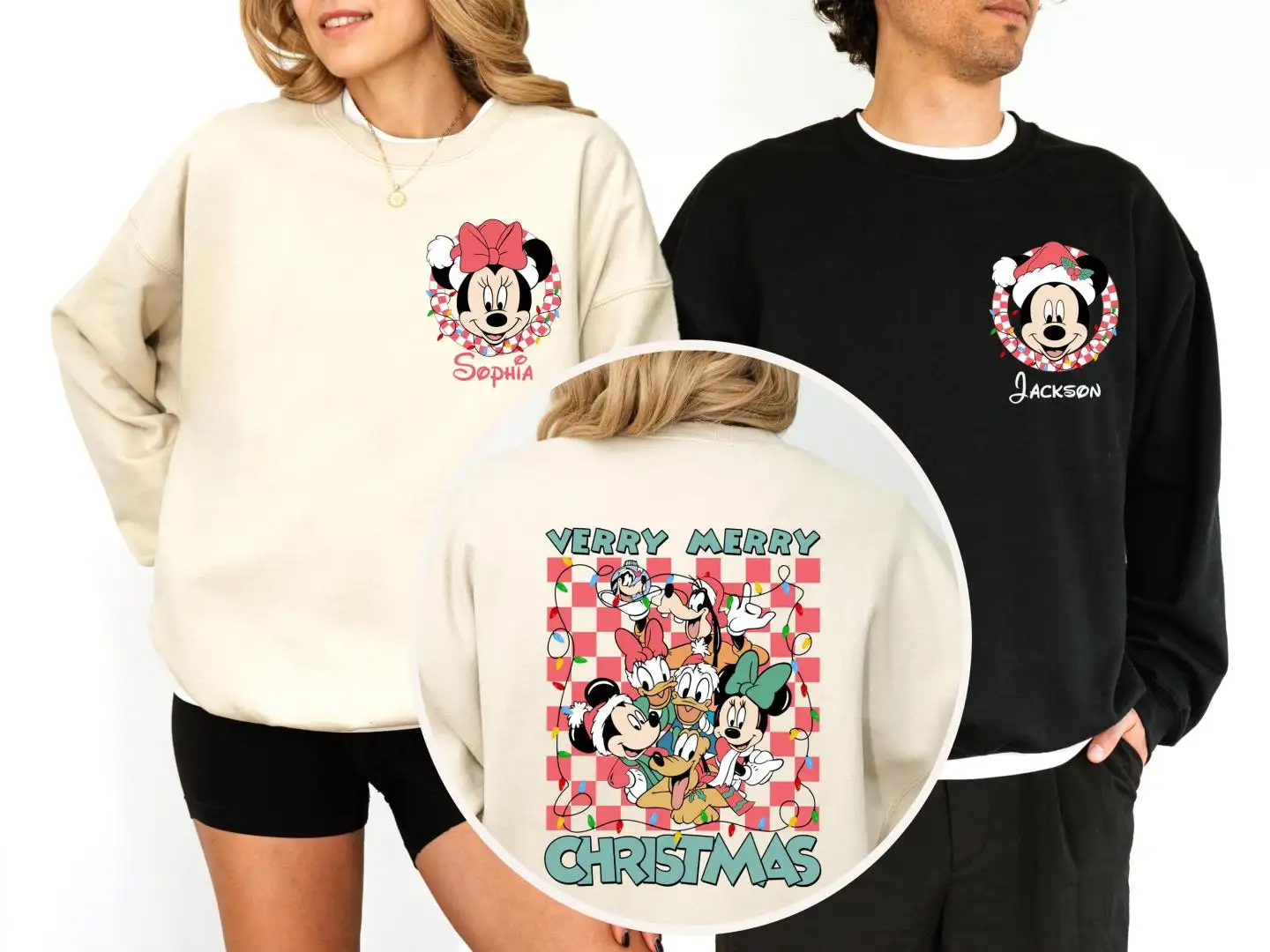 Custom Disney Christmas Shirt for Kids Holiday