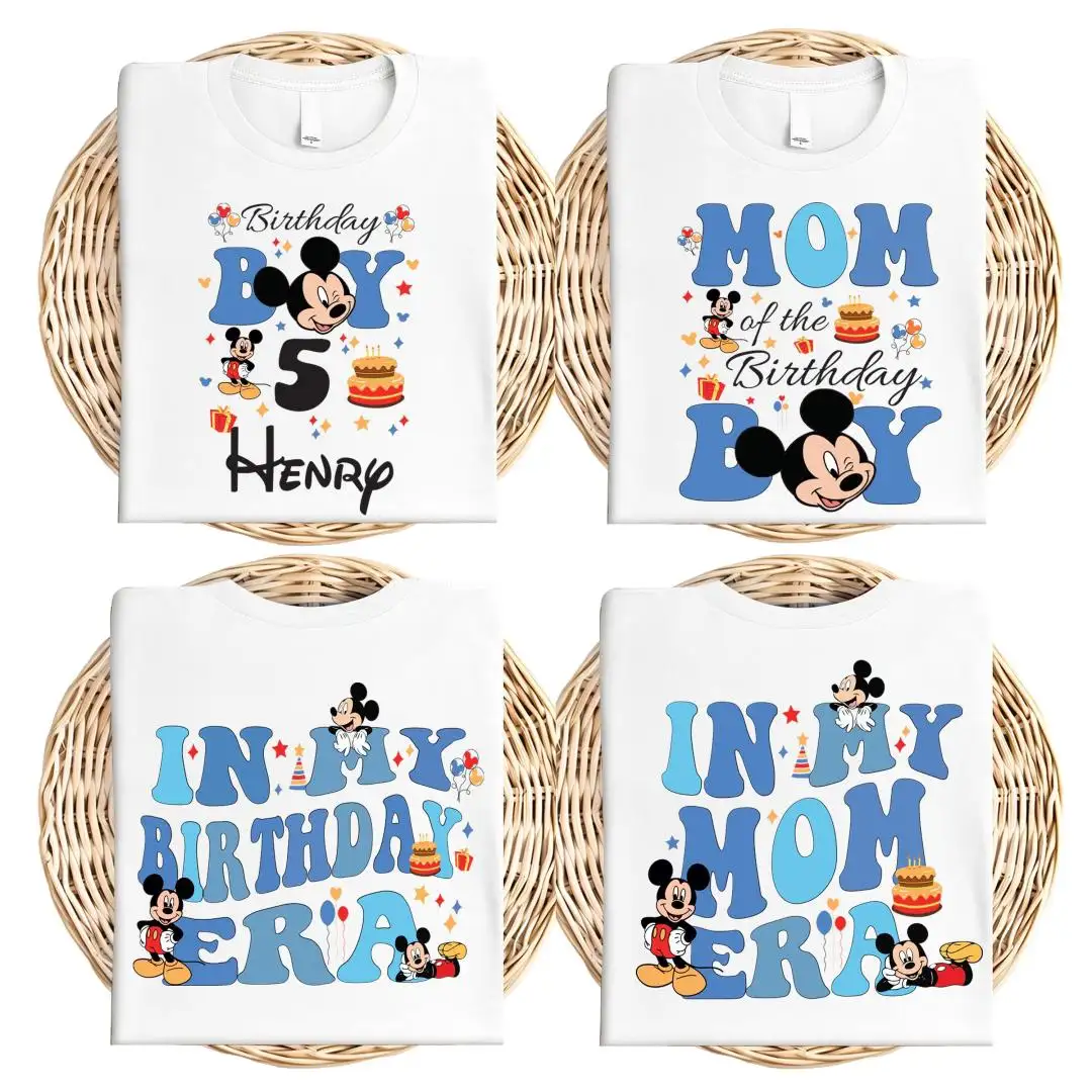 Mickey Mouse Birthday Party Shirt for Kids
