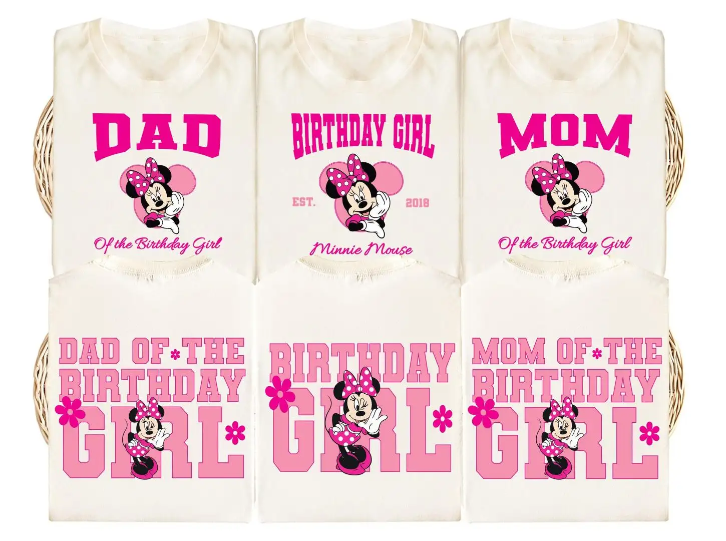 Minnie Mouse Birthday Girl Shirt for Kids Party