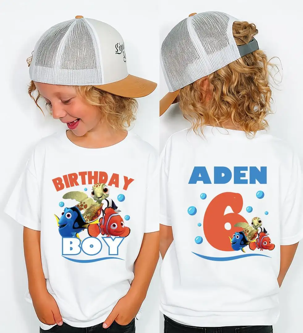 Finding Nemo Disney Birthday Shirt for Kids