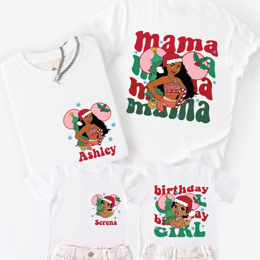 Moana Birthday Family Shirt for Kids and Adults