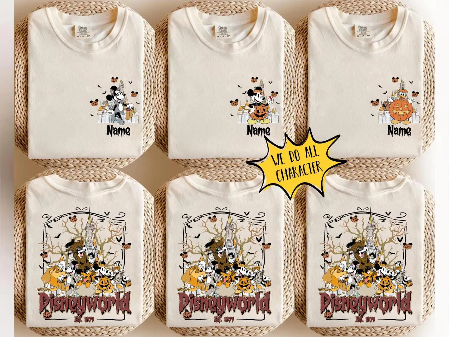 Retro Disney Halloween Shirt for Family Party