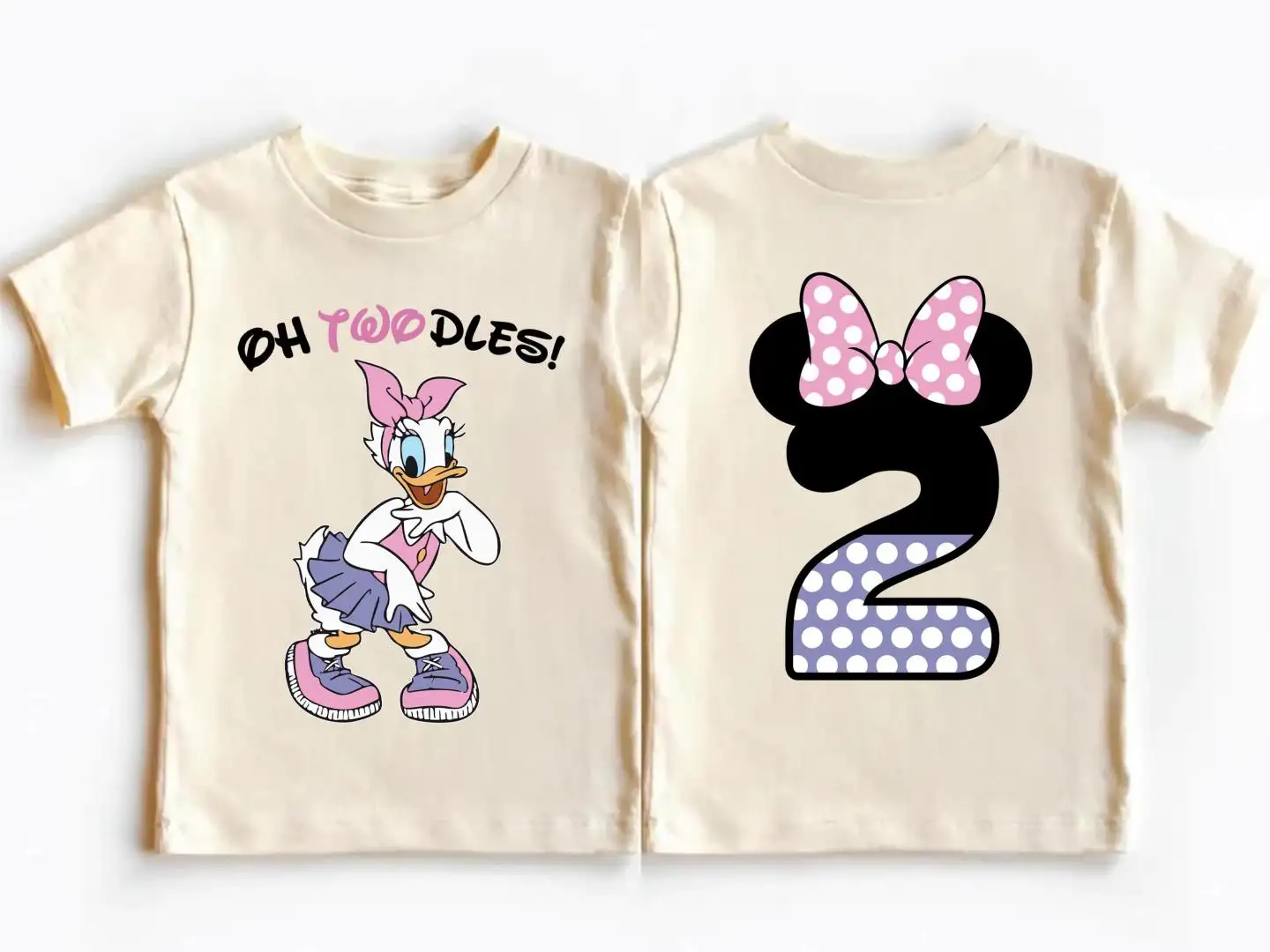 Disney Daisy Duck 2nd Birthday Shirt for Girls