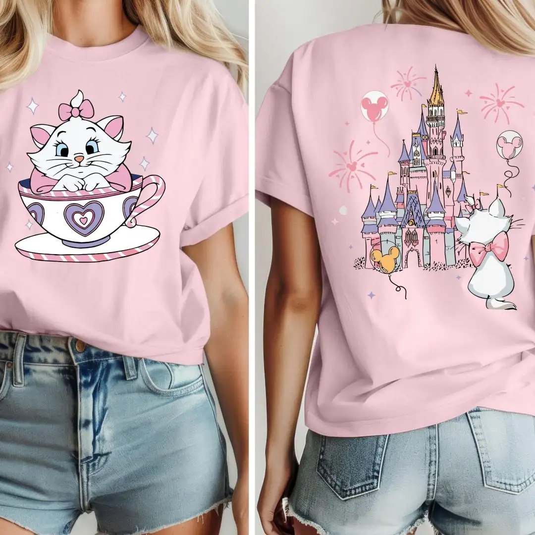Disney Marie Cat Two-Sided Shirt for Women