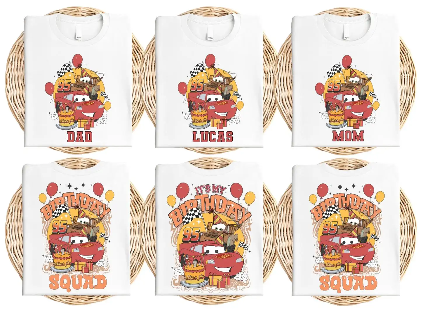 Lightning McQueen Birthday Shirt for Disney Cars Fans