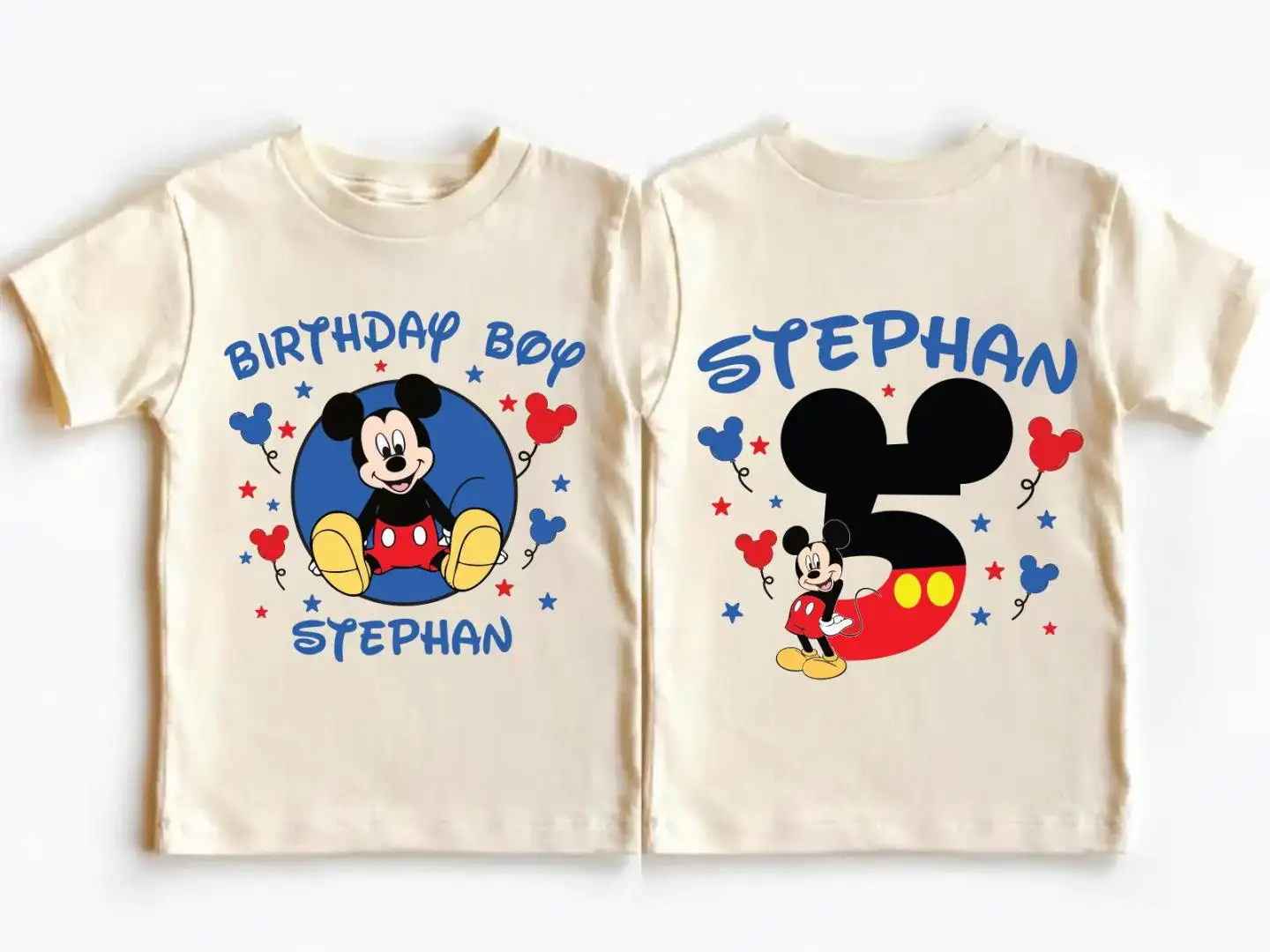 Mickey Birthday Boy Shirt for Disneyland Trip