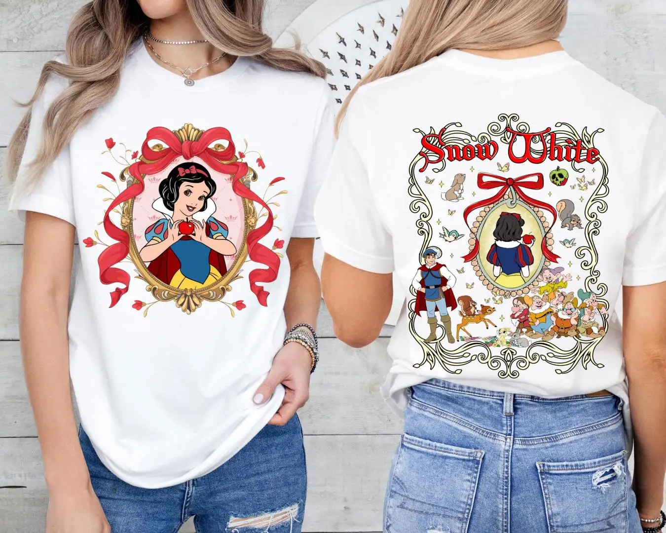 Coquette Bow Disney Princess Shirt