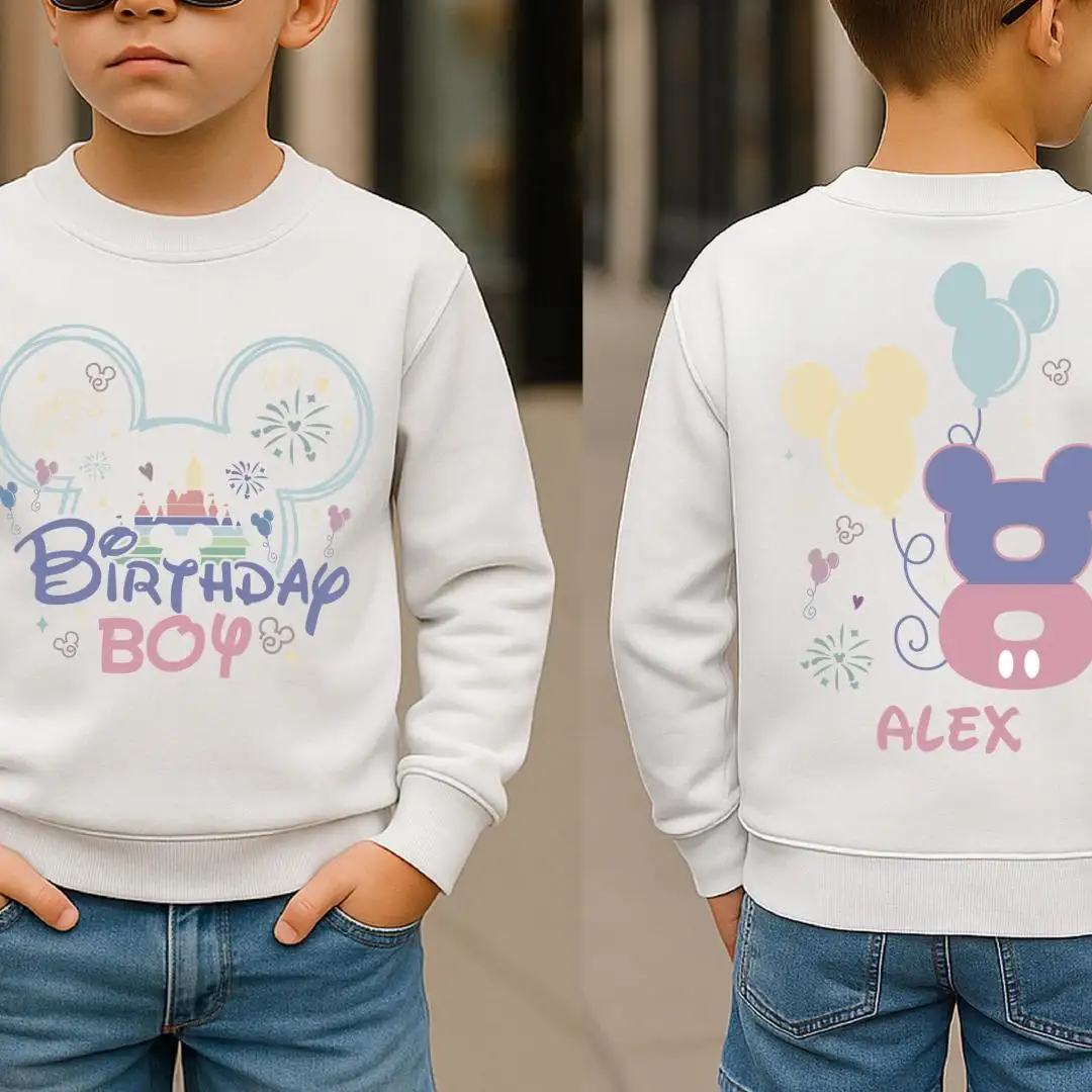 Custom Disney Birthday Boy Mickey Shirt