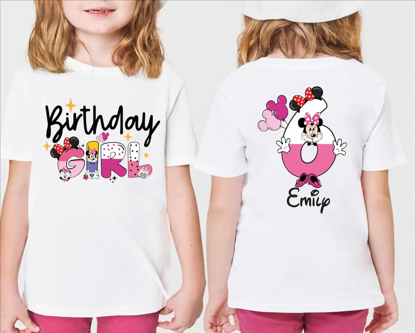 Minnie Mouse Birthday Girl Shirt for Disney Party