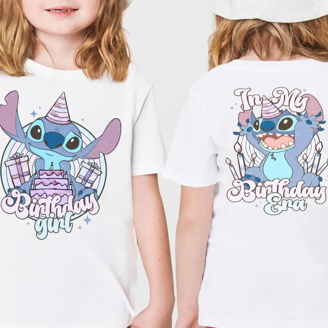 Disney Stitch Birthday Girl Shirt for Party