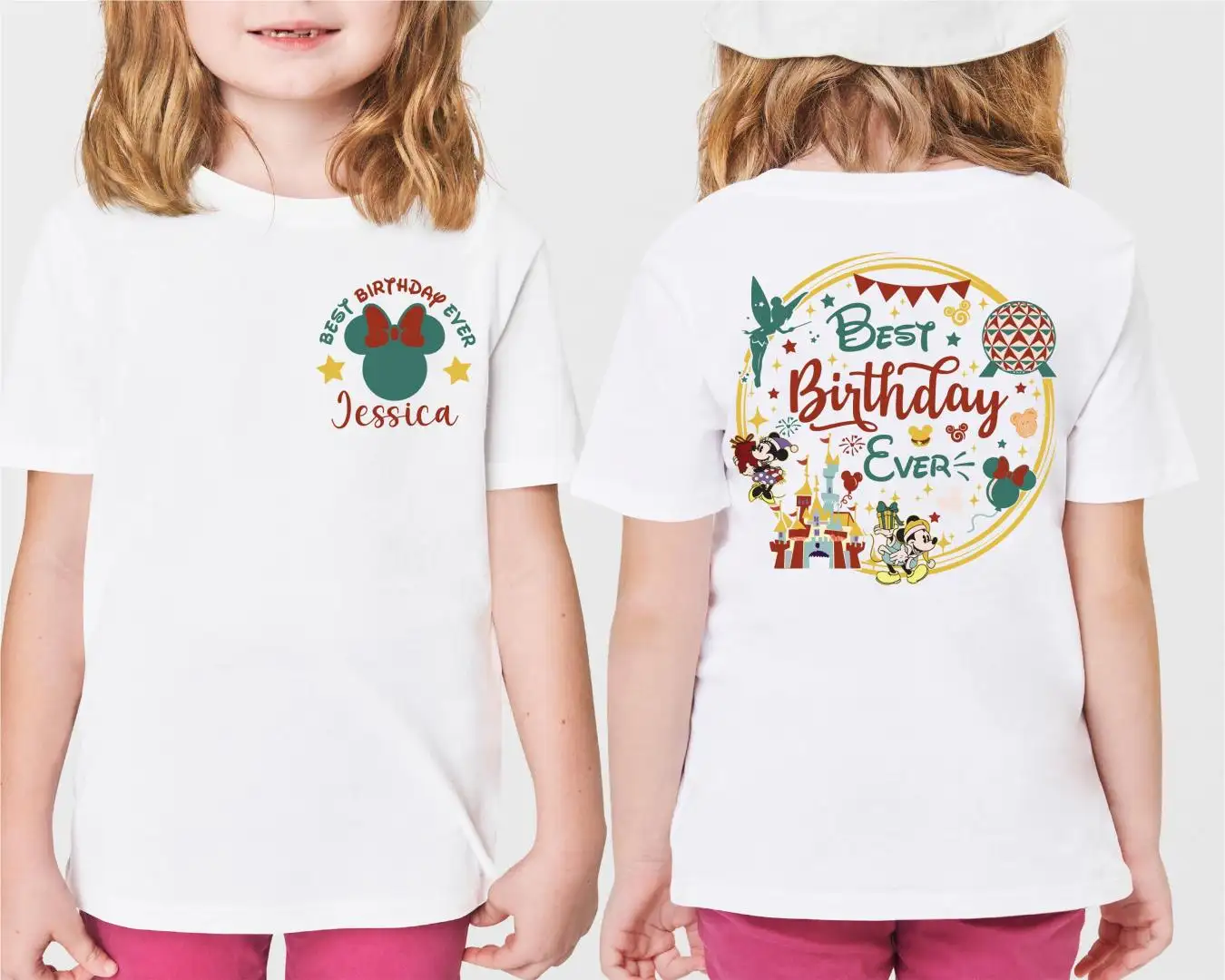 Custom Disney Birthday Squad Shirt for Kids