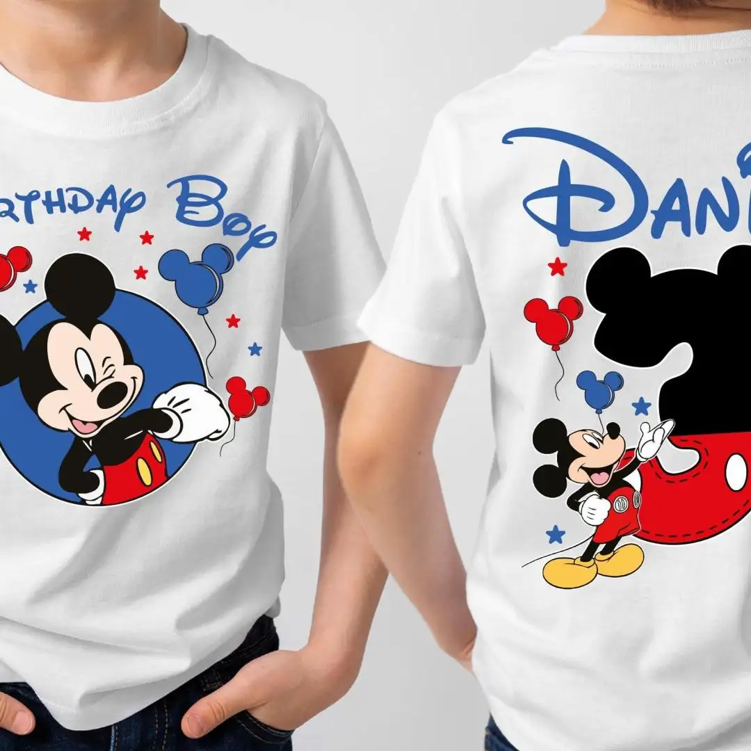 Custom Disney Birthday Boy Shirt for Mickey Trip