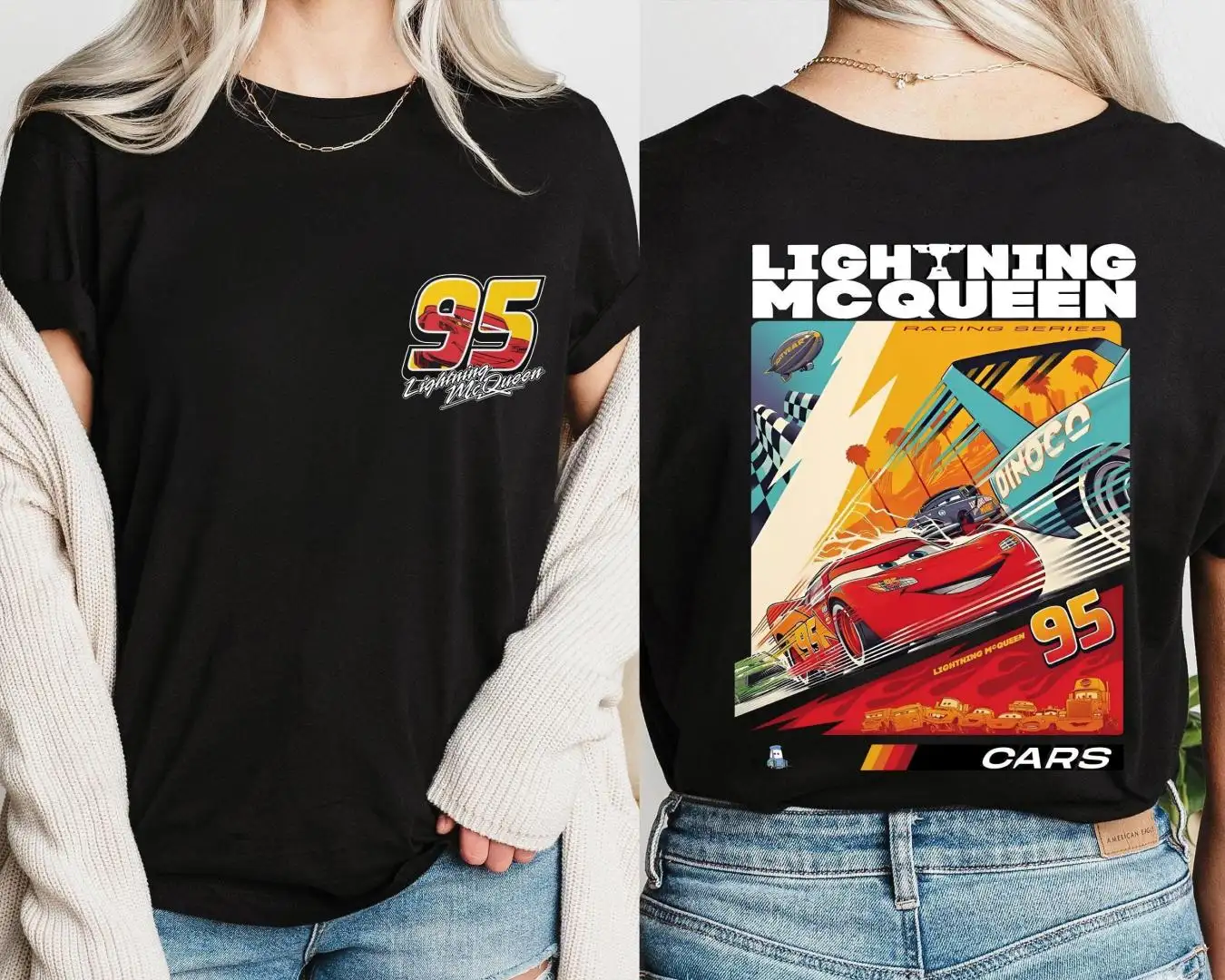 Disney Cars Lightning McQueen Shirt for Family