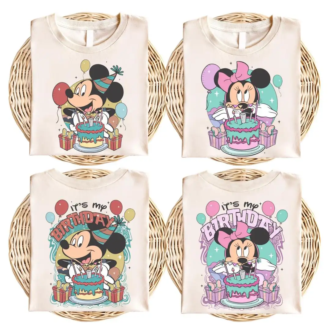 Disney Mickey & Minnie Birthday Shirt