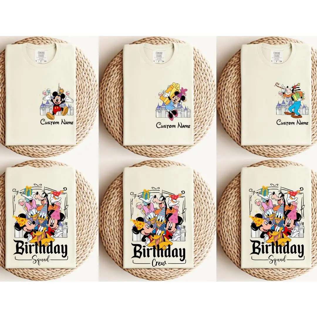 Custom Disney Birthday Shirt for Magical Kingdom Matching