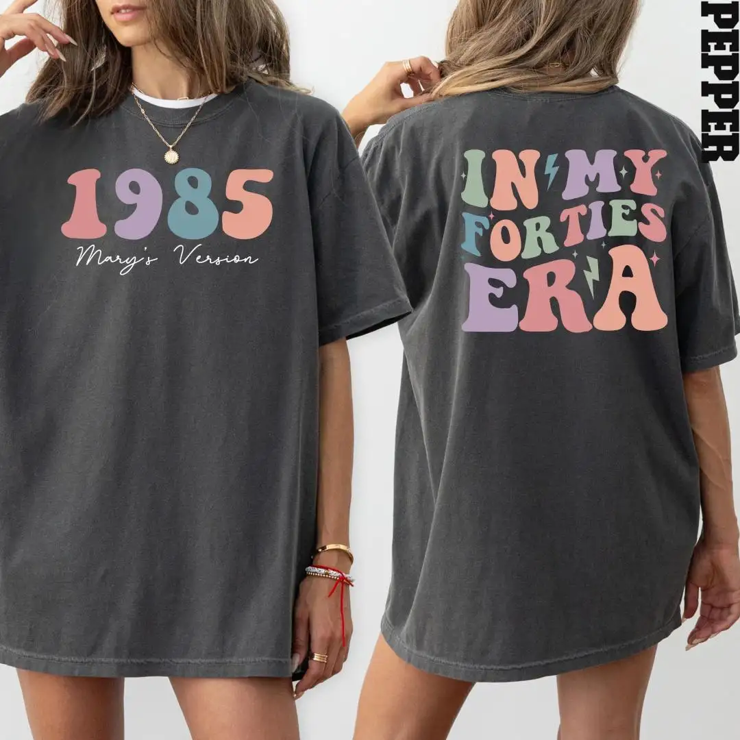 Personalized 40th Birthday Shirt For Forties Era Gift